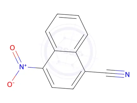 Chemical structure of 1-Cyano-4-nitronaphthalene