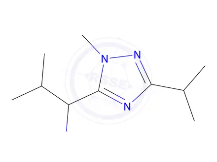 Chemical structure of 1-(3-Isopropyl-1-methyl-1h-1,2,4-triazol-5-yl)-2-methylpropan-1-amine