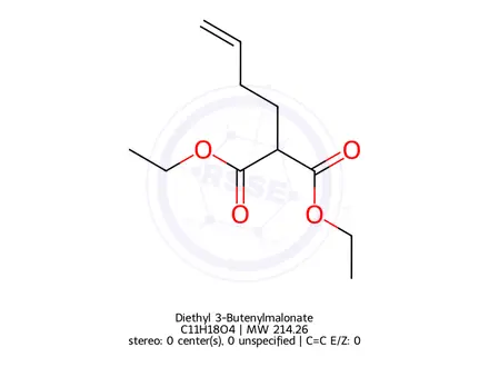 Chemical structure of Diethyl 3-Butenylmalonate