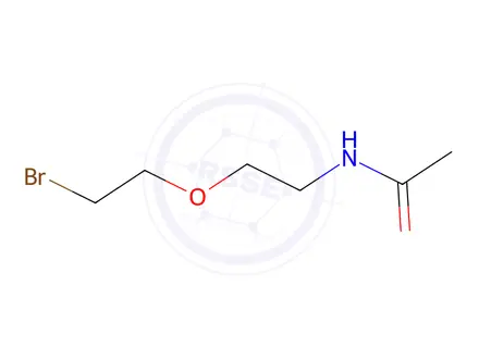 Chemical structure of N-[2-(2-bromoethoxy)ethyl]acetamide