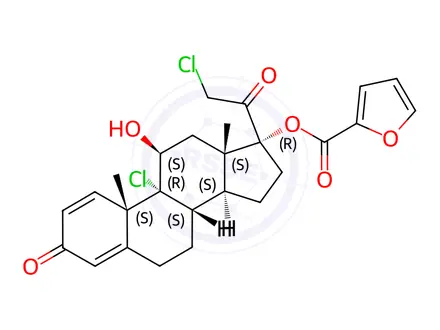 Chemical structure of Mometasone Furoate Impurity 50