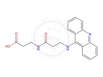 Chemical structure of 3-{[3-(acridin-9-ylamino)-propanoyl]-amino}propanoic acid