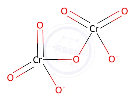 Chemical structure of Ammonium Dichromate