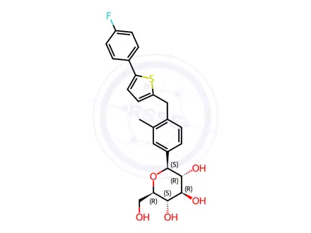 Chemical structure of Canagliflozin Impurity 261