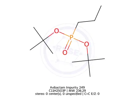 Chemical structure of di-tert-butyl propylphosphonate