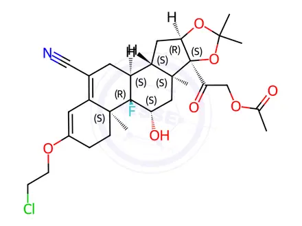 Chemical structure of Cicortonide