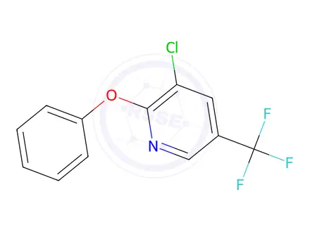 Chemical structure of 3-Chloro-2-phenoxy-5-(trifluoromethyl)pyridine