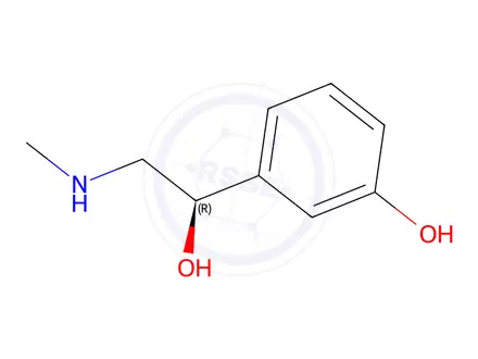 Chemical structure of Phenylephrine