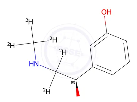 Chemical structure of L-Phenylephrine-d5