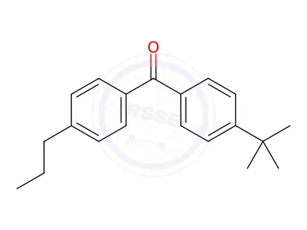 Chemical structure of (4-(Tert-butyl)phenyl)(4-propylphenyl)methanone