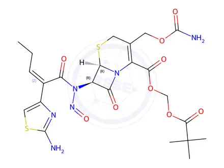 Chemical structure of Cefcapene Impurity 92