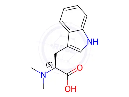 Chemical structure of N,N-Dimethyl-L-Tryptophan