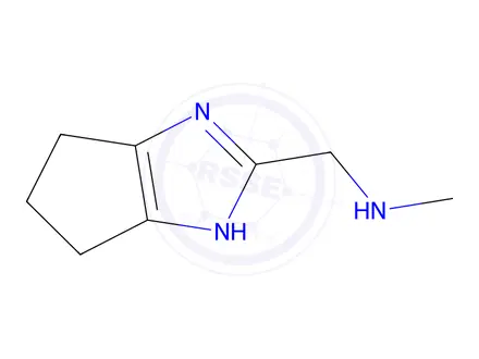 Chemical structure of n-Methyl-1-(1,4,5,6-tetrahydrocyclopenta[d]imidazol-2-yl)methanamine