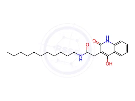 Chemical structure of 2-(4-hydroxy-2-oxo-1,2-dihydroquinolin-3-yl)-N-undecylacetamide