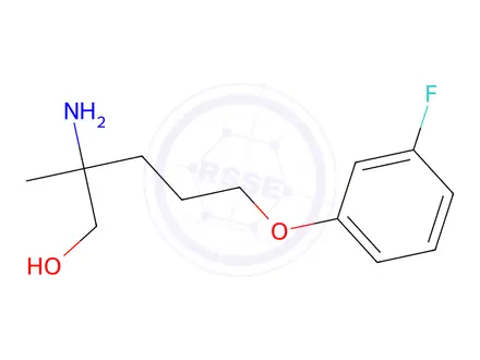 Chemical structure of 2-Amino-5-(3-fluorophenoxy)-2-methylpentan-1-ol