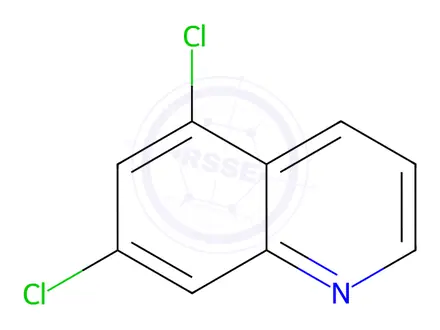 Chemical structure of 5,7-Dichloroquinoline