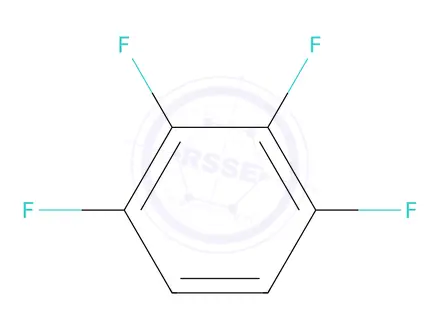 Chemical structure of 1,2,3,4-Tetrafluorobenzene
