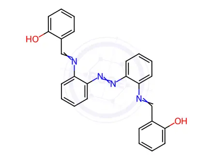 Chemical structure of 2,2′-Bis(salicylideneamino)azobenzene