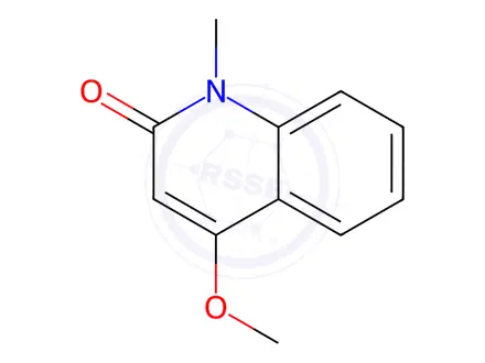 Chemical structure of 4-Methoxy-1-methylquinolin-2-one