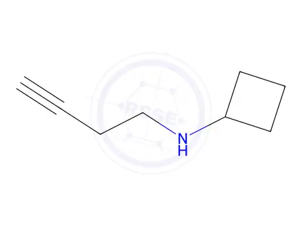 Chemical structure of n-(But-3-yn-1-yl)cyclobutanamine