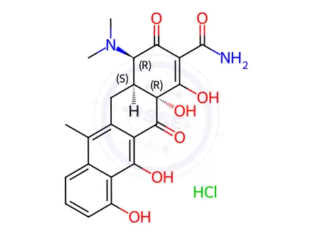 Chemical structure of 4-Epianhydrotetracycline hydrochloride