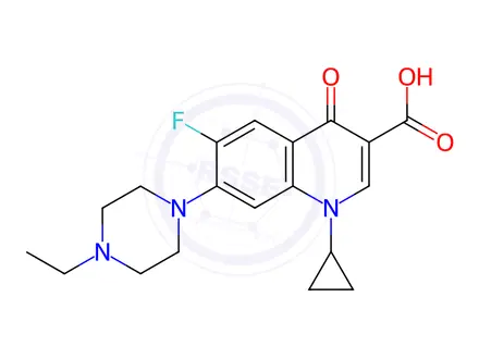 Chemical structure of Enrofloxacin