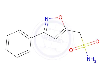 Chemical structure of (3-phenyl-1,2-oxazol-5-yl)methanesulfonamide