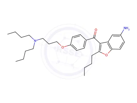 Chemical structure of Dronedarone Hydrochloride Impurity A