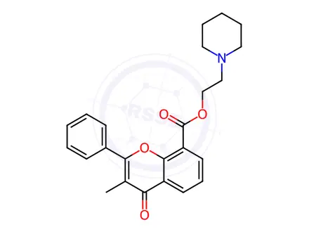 Chemical structure of Flavoxate