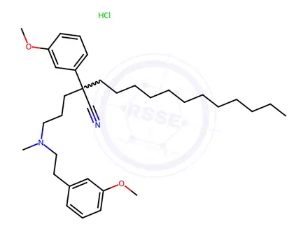 Chemical structure of Anipamil Hydrochloride