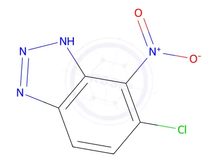 Chemical structure of 6-Chloro-7-nitro-1H-benzo[d][1,2,3]triazole