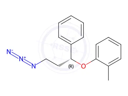 Chemical structure of (R)-3-Azido-1-phenyl-1-(2-methylphenoxy)propane