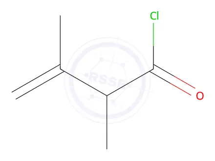 Chemical structure of 2,3-Dimethyl-3-butenoyl Chloride