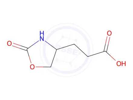 Chemical structure of 3-(2-Oxooxazolidin-4-yl)propanoic acid