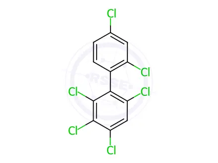 Chemical structure of 2,2',3,4,4',6-Hexachlorobiphenyl