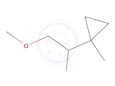 Chemical structure of 2-Methoxy-1-(1-methylcyclopropyl)ethan-1-amine