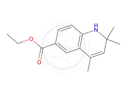 Chemical structure of Ethyl 2,2,4-trimethyl-1,2-dihydroquinoline-6-carboxylate