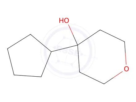 Chemical structure of 4-Cyclopentyltetrahydro-2H-pyran-4-ol