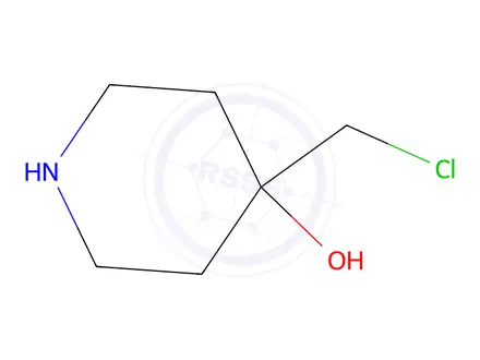 Chemical structure of 4-(Chloromethyl)piperidin-4-ol
