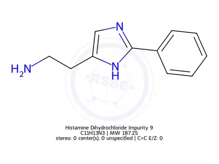 Chemical structure of Histamine Dihydrochloride Impurity 9