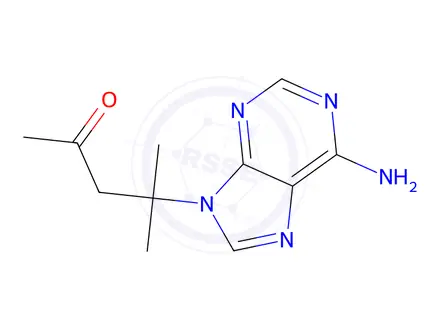 Chemical structure of ganoderpurine