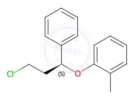 Chemical structure of (S)-3-Chloro-1-phenyl-1-[2-methyl-phenoxyl]propane