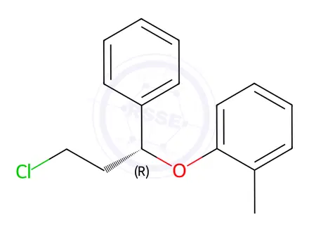 Chemical structure of (R)-3-Chloro-1-phenyl-1-(2-methylphenoxy)propane