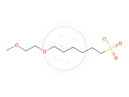 Chemical structure of 6-(2-Methoxyethoxy)hexane-1-sulfonyl chloride