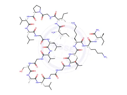 Chemical structure of Bombinin H2