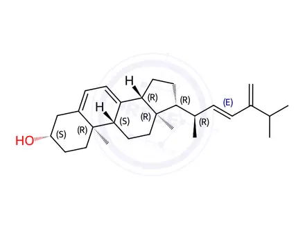 Chemical structure of 24-Dehydroepisterol