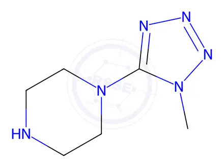 Chemical structure of 1-(1-Methyl-1H-1,2,3,4-tetrazol-5-yl)piperazine Dihydrochloride