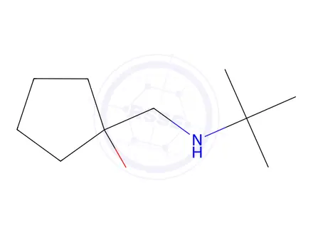 Chemical structure of 1-[(tert-butylamino)methyl]cyclopentan-1-ol