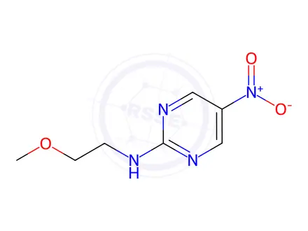 Chemical structure of N-(2-Methoxyethyl)-5-nitropyrimidin-2-amine
