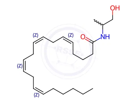 Chemical structure of Methanandamide